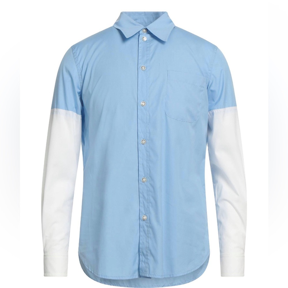 Marni Light Blue and White Button Down Shirt
